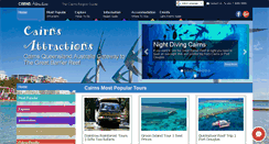 Desktop Screenshot of cairnsattractions.com.au